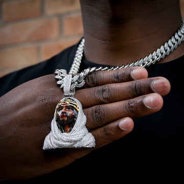 3d Enamel Painting Iced Jesus Pendant ZUU KING